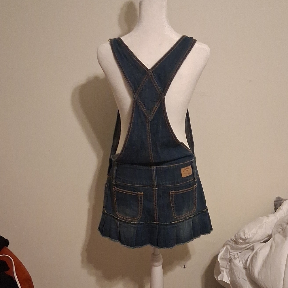 Hydraulic Dark Blue Denim Overall Skrt - Picture 2 of 5
